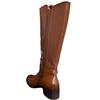 SUSST WOMENS ZIP HIGH LEG BOOT - TAN